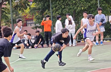 一线传真 | 智能装备学院学生篮球开赛