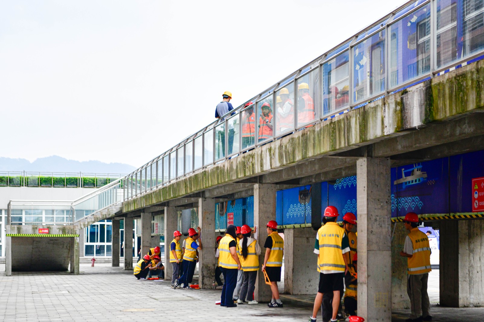 不同专业同步开训 我校探索跨座式单轨列车综合实训资源利用新模式